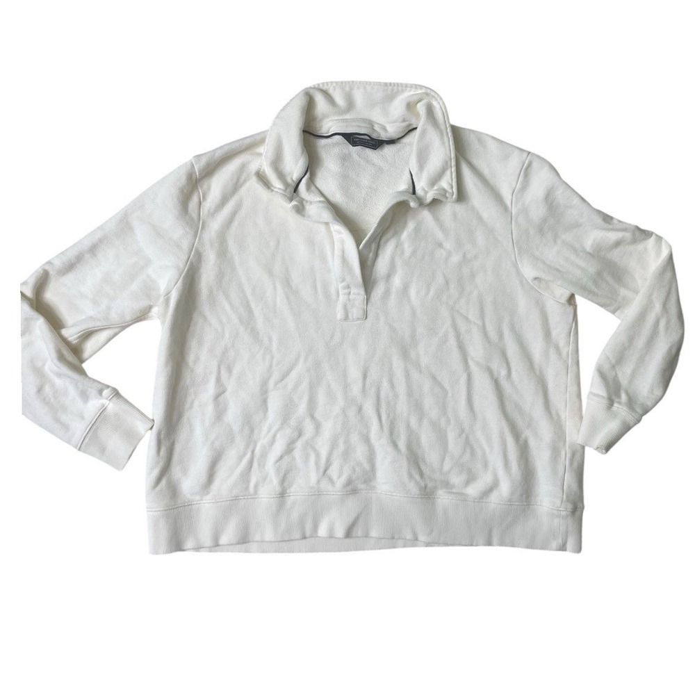 Vineyard Vines Popover Sweatshirt Womens‎ Garment Dyed V Neck Pullover 2K002917